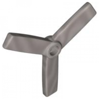 pearl light gray duplo propeller rotor 3 blade 5 diameter