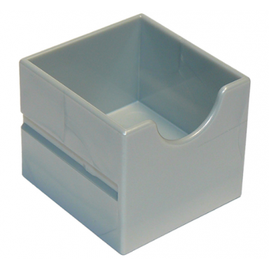 pearl light gray duplo furniture drawer 2 x 2 with semicircle cutout