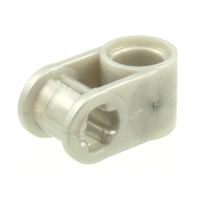 pearl light gray technic axle and pin connector perpendicular