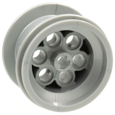pearl light gray wheel 36.8mm d x 26mm vr with axle hole