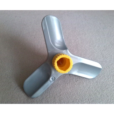 pearl light gray duplo toolo propeller small with yellow screw