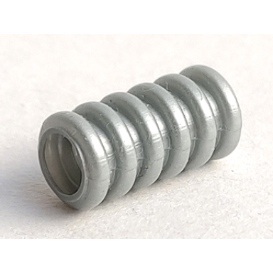 pearl light gray hose ribbed 7mm d 2l 1.6cm