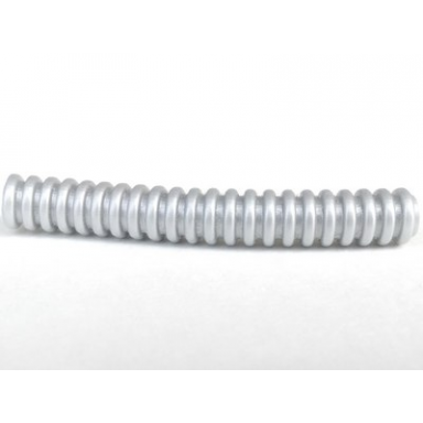 pearl light gray hose ribbed 7mm d 7l 5.6cm