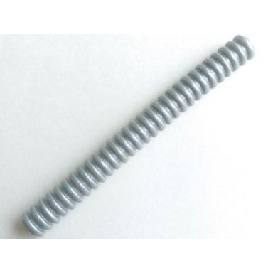 pearl light gray hose ribbed 7mm d 9l 7.2cm