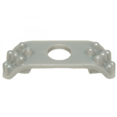 pearl light gray minifigure armor shoulder pads with spikes on top