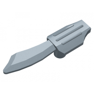 pearl light gray minifigure weapon hand dagger