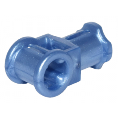 pearl sand blue technic axle connector with axle hole