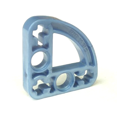 pearl sand blue technic liftarm modified l-shape quarter ellipse thin 3 x 3