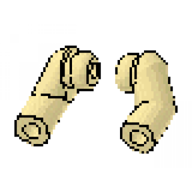 pearl light gold arm matching left and right pair