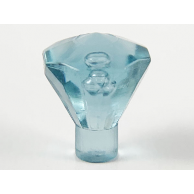 trans-medium blue rock 1 x 1 jewel 24 facet