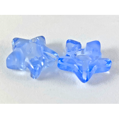 trans-medium blue clikits icon star 2 x 2 small with hole
