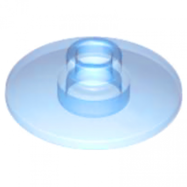 trans-medium blue dish 2 x 2 inverted radar