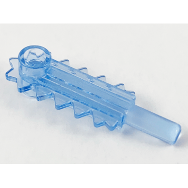 trans-medium blue minifigure utensil tool chainsaw blade