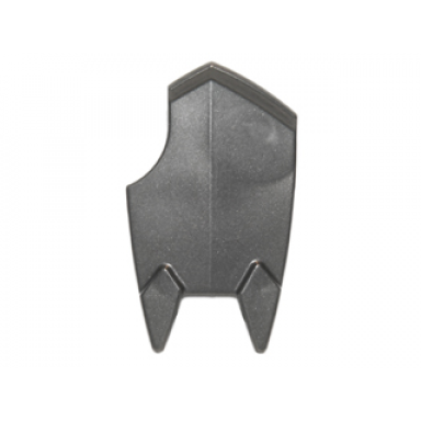 minifigure shield broad spiked bottom and cutout corner uruk-hai shield