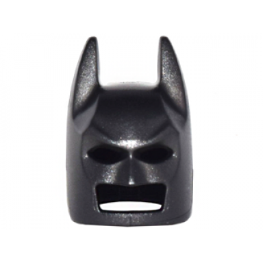 pearl dark gray minifigure headgear mask batman cowl angular ears pronounced brow
