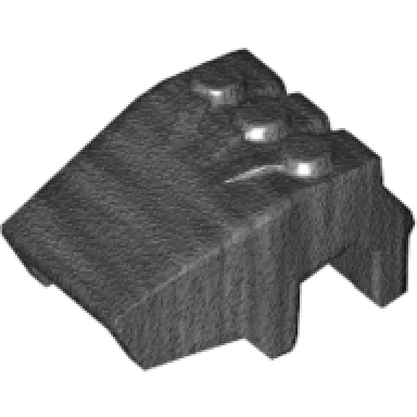 pearl dark gray hand gorilla fist fits minifigure hand
