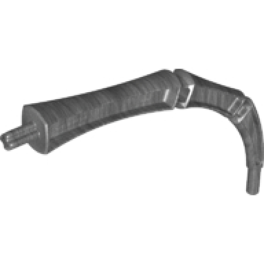 pearl dark gray appendage bony large with axle leg rib tail