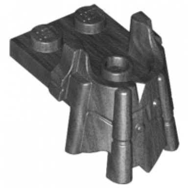 plate modified 2 x 2 with curved minifigure head holder