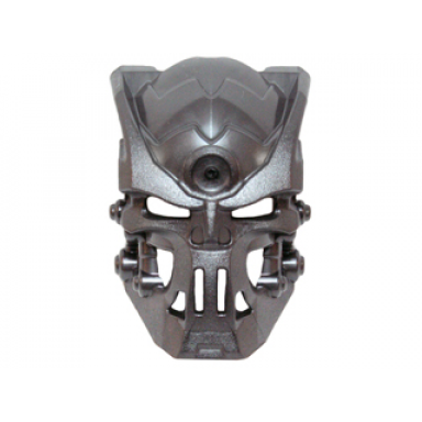 pearl dark gray bionicle mask skull wide