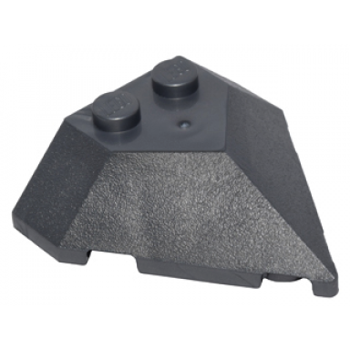 pearl dark gray wedge 4 x 4 pointed