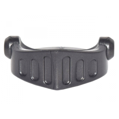 pearl dark gray minifigure armor neck with slotted face guard
