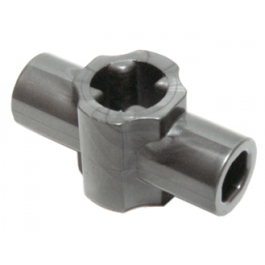 pearl dark gray technic axle connector hub with two bar holders perpendicular lightsaber hilt