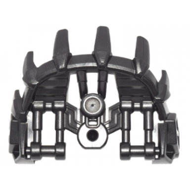 pearl dark gray bionicle shadow trap half