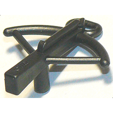 pearl dark gray minifigure weapon crossbow
