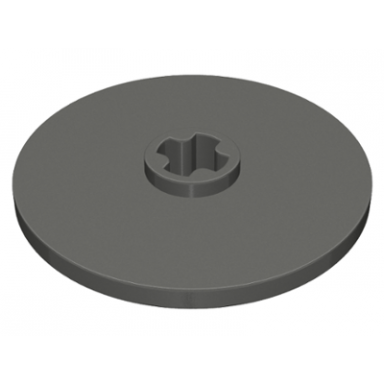 pearl dark gray technic disk 3 x 3