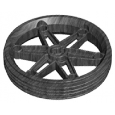 pearl dark gray wheel 61.6mm d x 13.6mm motorcycle