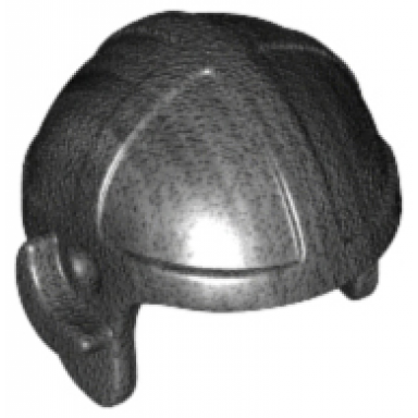 pearl dark gray minifigure headgear cap aviator