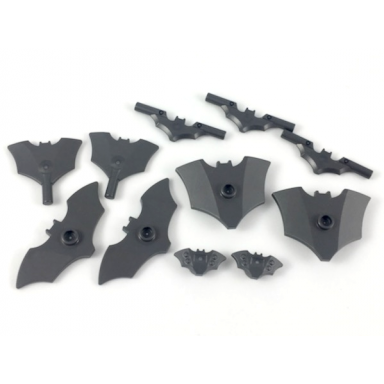 pearl dark gray minifigure weapon pack batman 11 in bag multipack