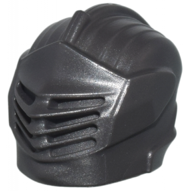 pearl dark gray minifigure headgear helmet sw inquisitor closed visor with slots