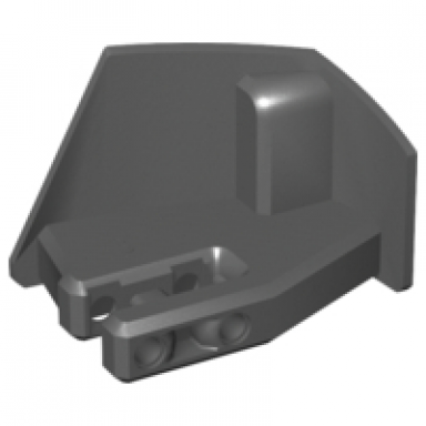pearl dark gray technic panel rc car mudguard front right