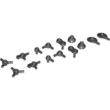 pearl dark gray minifigure weapon pack guns circular saws nozzles mechanical arms 14 in bag multipack