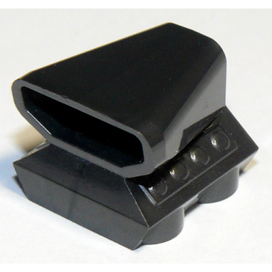 pearl dark gray vehicle air scoop engine top 2 x 2