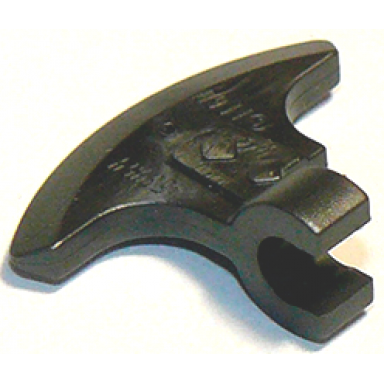pearl dark gray minifigure weapon axe head with clip