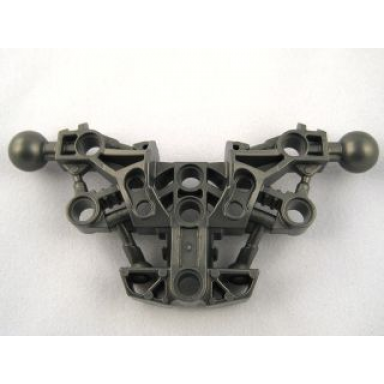 pearl dark gray bionicle piraka torso with 2 ball joint