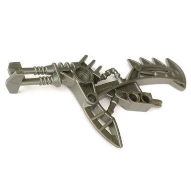 pearl dark gray bionicle weapon piraka seismic pickaxe avak