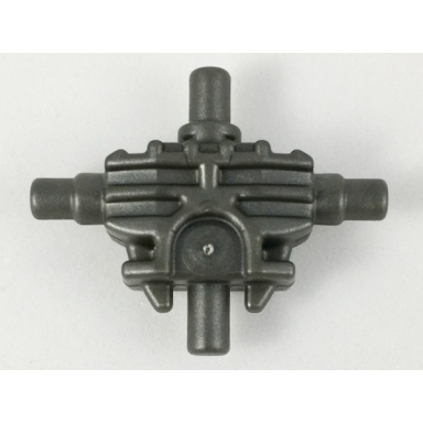 pearl dark gray torso mechanical armor with 4 pins bionicle