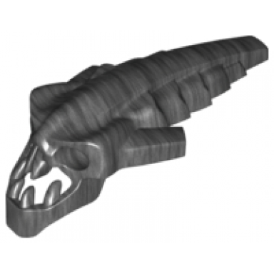 pearl dark gray bionicle head barraki takadox