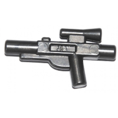 pearl dark gray minifigure weapon gun blaster sw standard