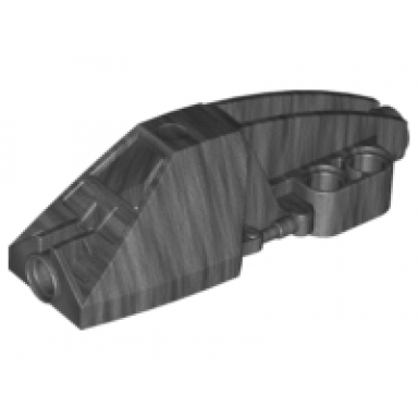 pearl dark gray bionicle toa pohatu lower arm section