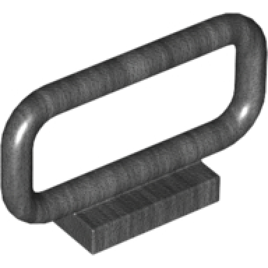 pearl dark gray bar 1 x 4 x 2