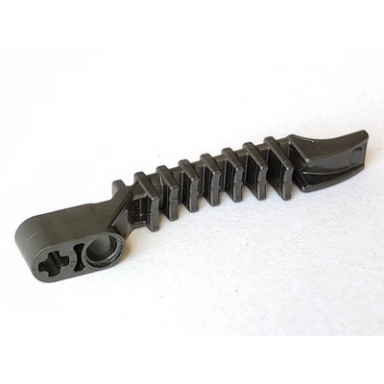 pearl dark gray projectile launcher part bionicle thornax launcher half glatorian liftarm end 1 x 8