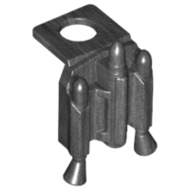 pearl dark gray minifigure jet pack with nozzles