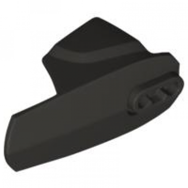 pearl dark gray hero factory armor with ball joint socket - size 6
