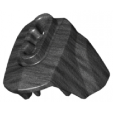 pearl dark gray hero factory armor with ball joint socket - size 3