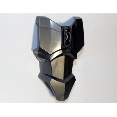 pearl dark gray large figure torso armor with 2 chest holes