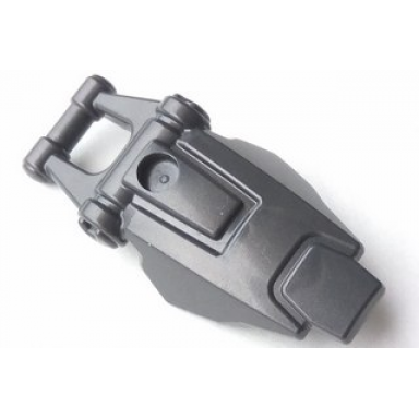 pearl dark gray hero factory shield with bar handle